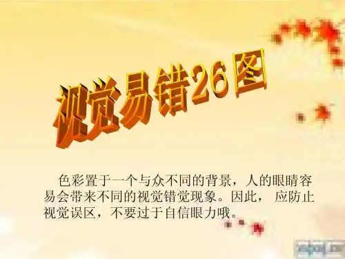 视觉易错26图