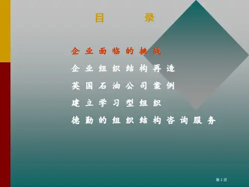 德勤组织结构课件