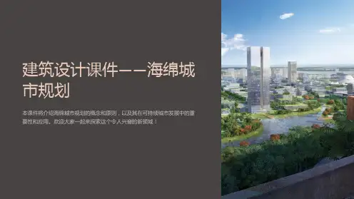 《建筑设计课件-海绵城市规划》
