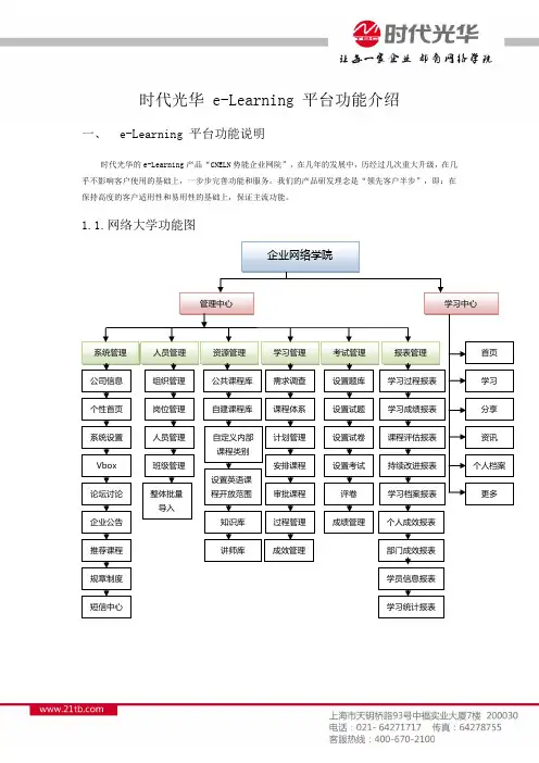 时代光华ELN3.0功能介绍(更新)
