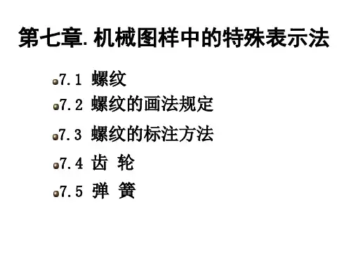 机械图样中的特殊表示法讲义PPT(29张)
