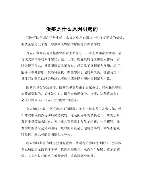 蛋疼是什么原因引起的