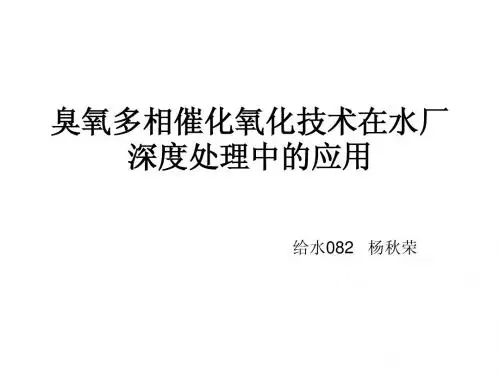 臭氧多相催化氧化技术在水厂深度处理中的应用