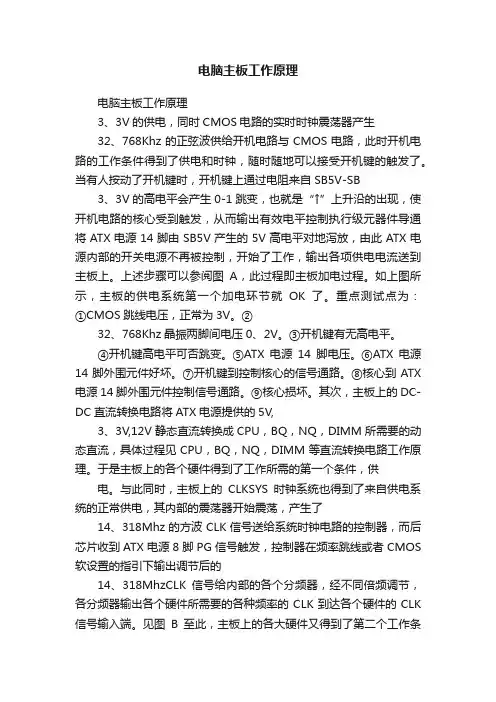 电脑主板工作原理