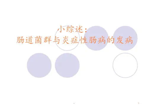 肠道菌群与炎症性肠病ppt课件