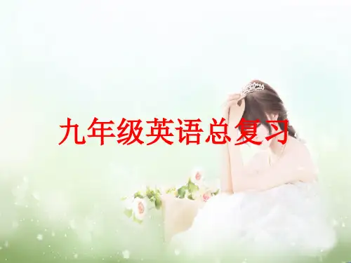 人教版九年级英语总复习讲解课件
