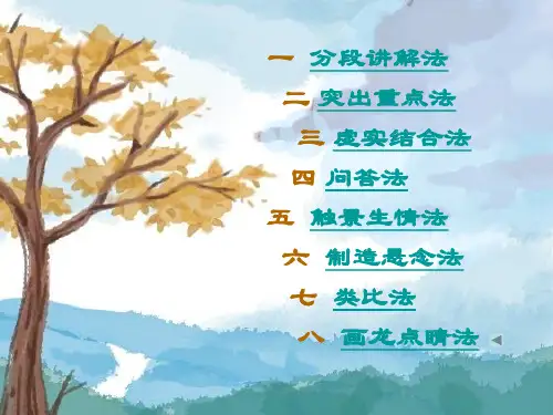 导游讲解技巧(上课用)