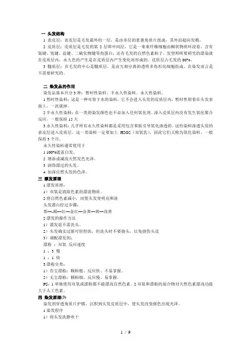 染发原理