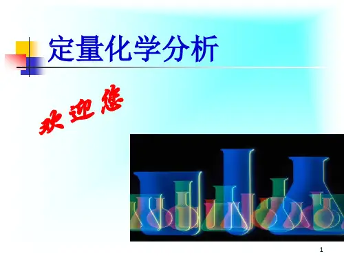 定量分析概论