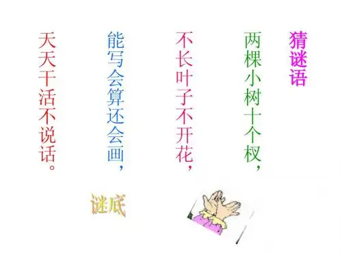 《胖乎乎的小手》课件PPT