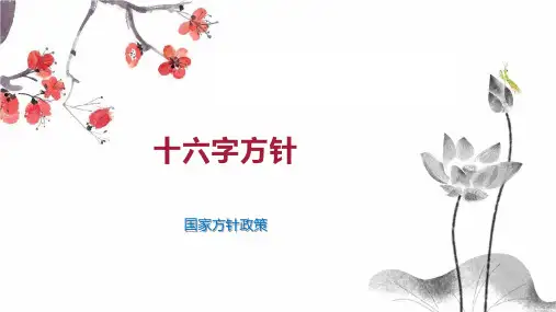 十六字方针 