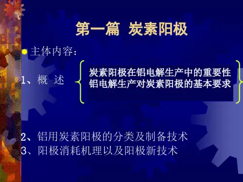 第一章 炭素工艺学概述