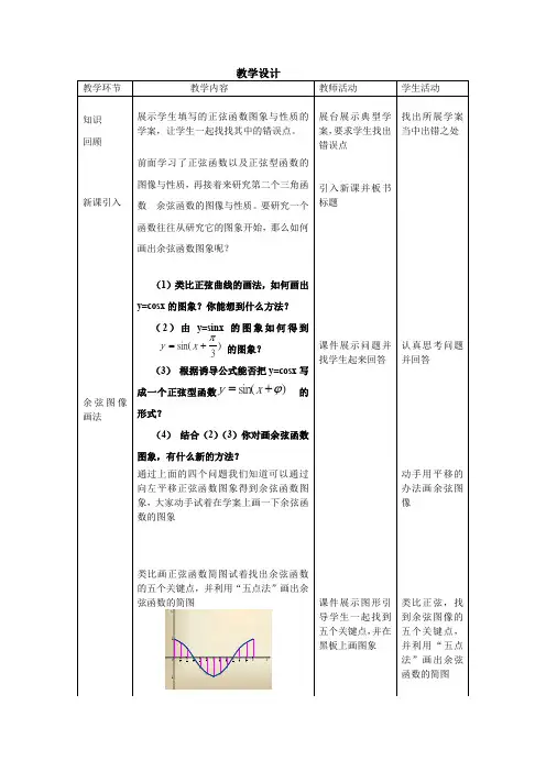 高中数学_第一章 基本初等函数(Ⅱ)教学设计学情分析教材分析课后反思