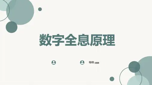 数字全息原理