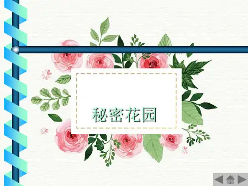 秘密花园ppt课件