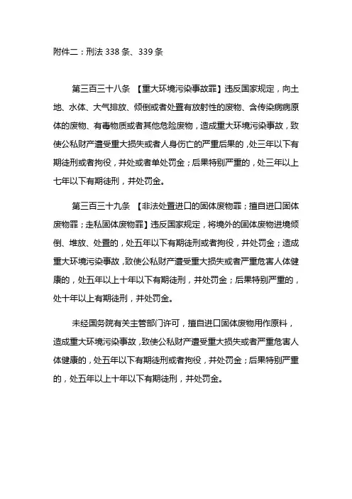 刑法338 339