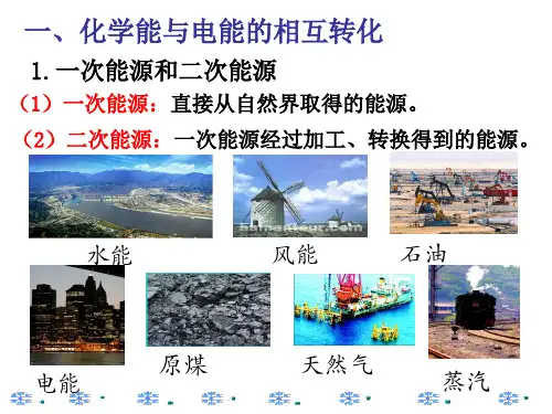 人教版高中化学必修二2.2化学能与电能：化学电源课件(35张PPT)