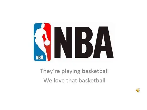 NBA英文介绍 PPT课件