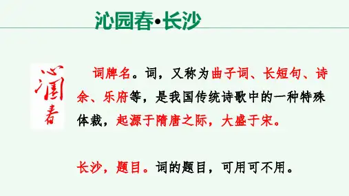 1.《沁园春长沙》课件(共19张PPT) 统编版高中语文必修上册.ppt