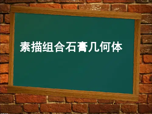 2018人美版美术绘画第4课《单纯丰富 造型基础--素描》PPT课件4