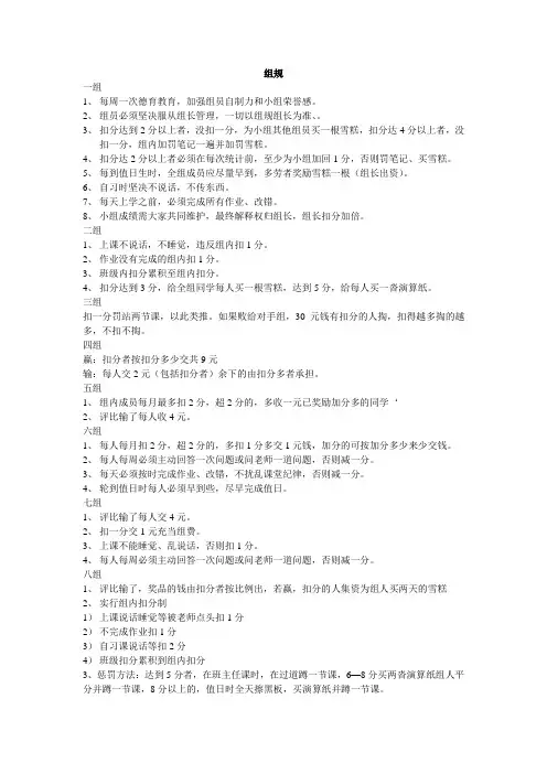 组规