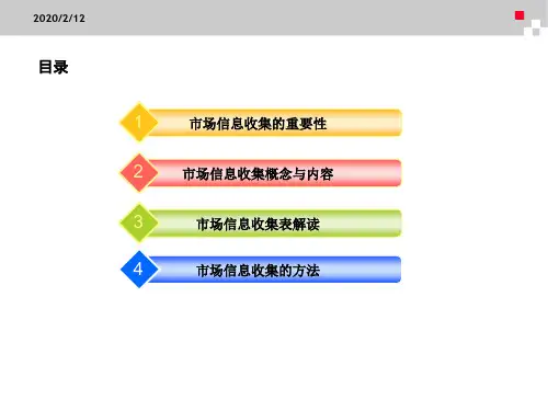 市场信息收集培训PPT资料23页