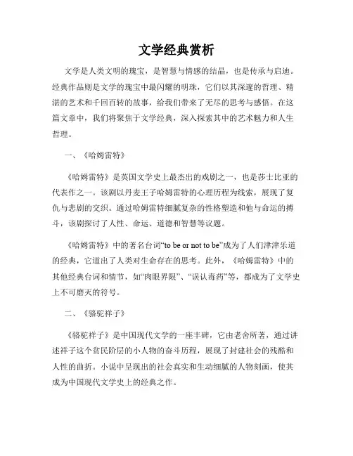文学经典赏析