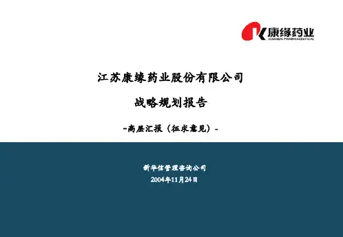 康缘战略规划报告-主体结构-final-1124