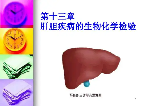 生化检验专科第十三章 肝胆疾病的生物化学检验