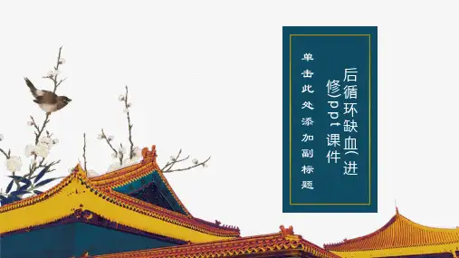 后循环缺血(进修)课件