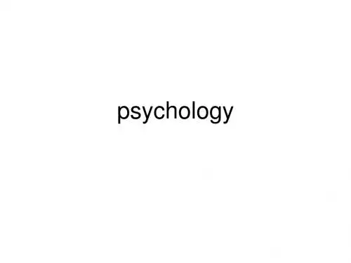 英语Daily report-psychology