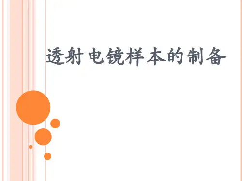 透射电镜样本的制备