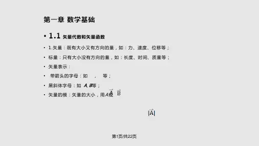 光电信息物理基础——数学基础