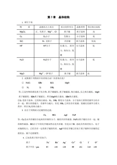 第3章 晶体结构