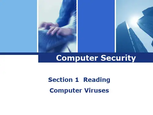 IT职业英语(第二版)课件：Computer Security