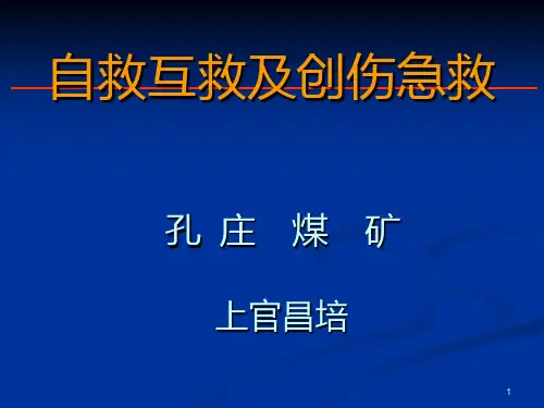 自救互救及创伤急救PPT课件