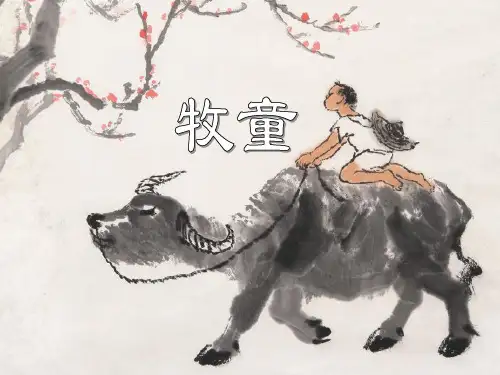 古诗牧童ppt课件