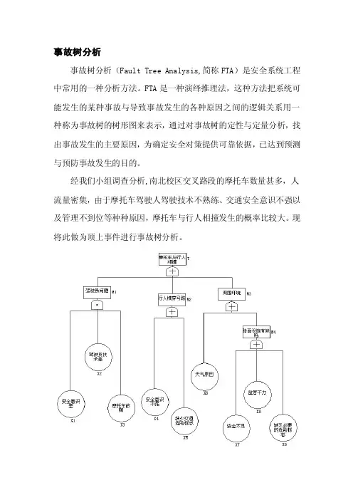 事故树分析——精选推荐