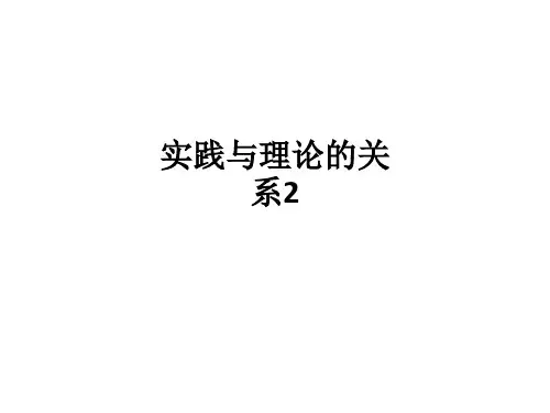 实践与理论的关系2ppt课件