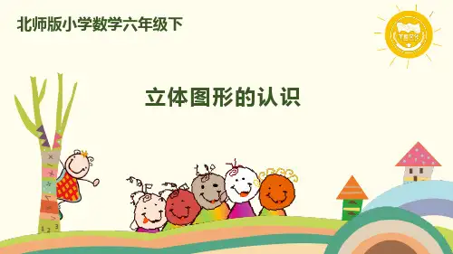 最新BS北师大版数学六年级下册 总复习  小学毕业 小升初 7.2.2立体图形的认识