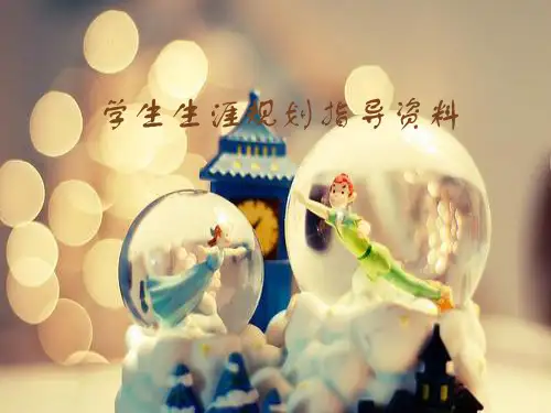 学生生涯规划指导资料