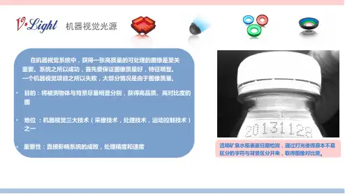 机器视觉光源选型