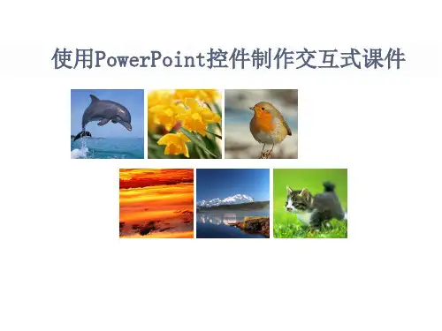 使用PowerPoint控件制作交互式课件