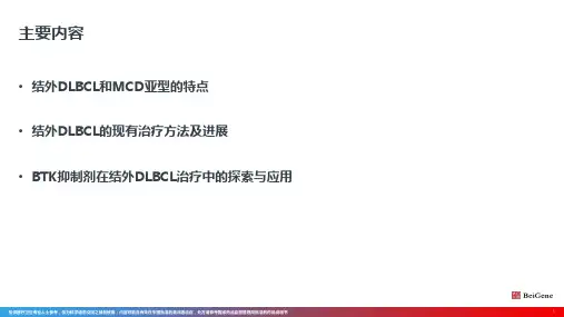 结外DLBCL治疗的探索与应用