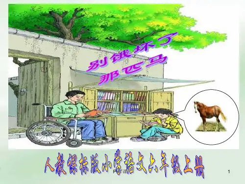 六年级语文上册第十课《别饿坏了那匹马》PPT课件