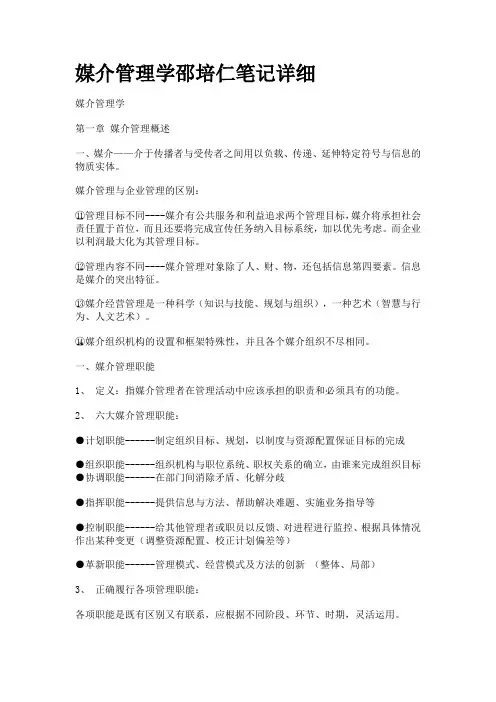 媒介管理学