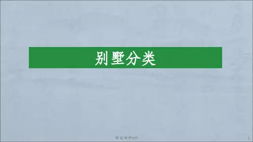 《别墅类型分析》PPT课件
