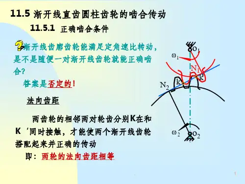 齿轮啮合精选ppt