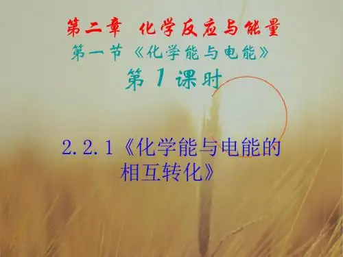 最新高中化学-高二化学选修6课时知识点课件38 精品