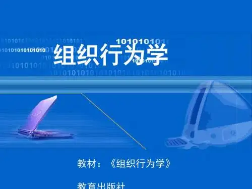 组织行为学课件(PPT 45张)